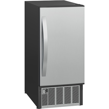 Edgestar 15 Inch Wide 25 Lbs Capacity BuiltIn Ice Maker with 50 Lbs Daily Ice Production IB450SS